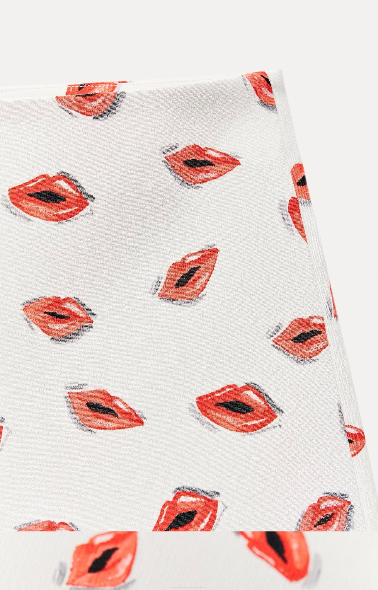 "Playful Kiss Print Dress"