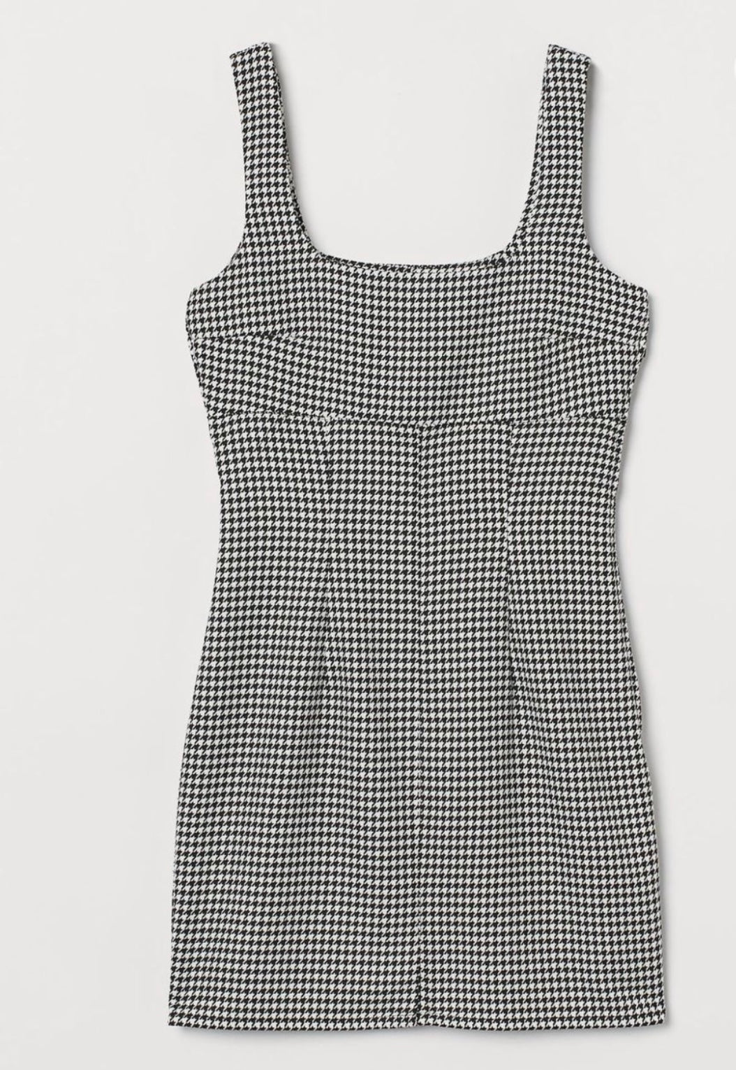 "Houndstooth Mini Dress"