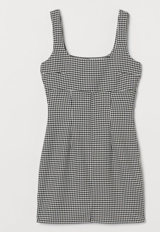 Houndstooth Mini Dress