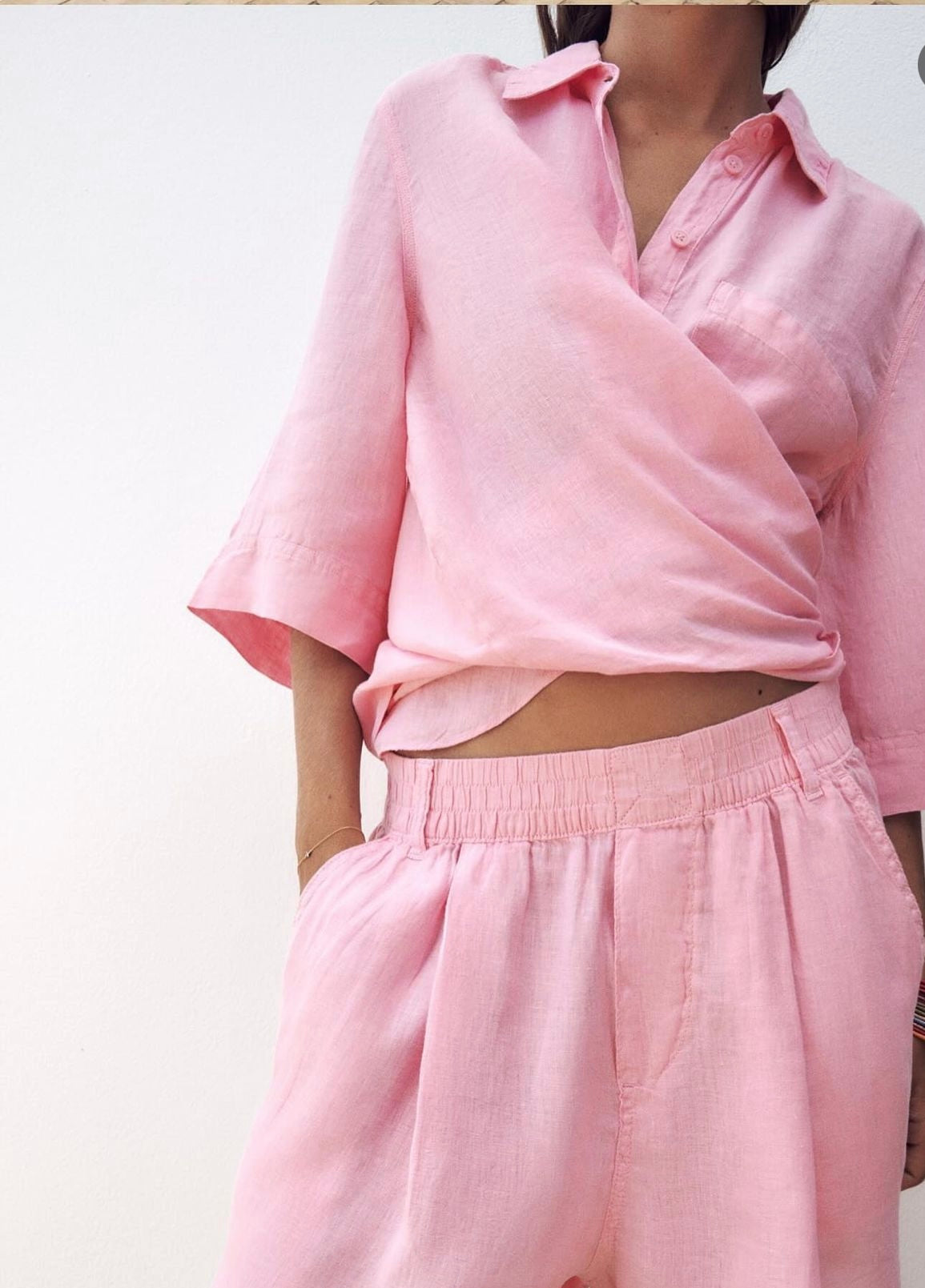 Relaxed Pink Linen SetRelaxed Pink Linen Set