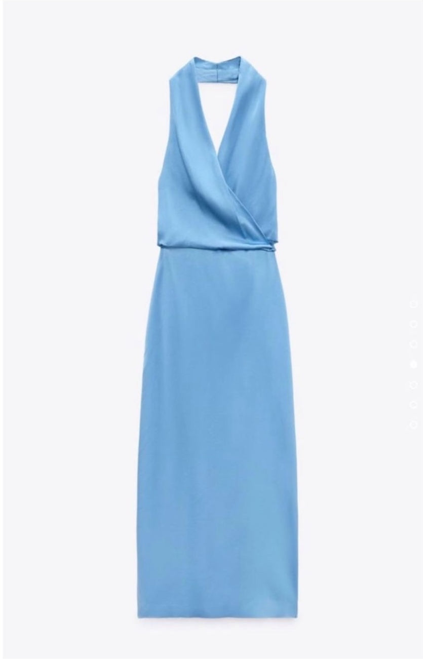 ZARA SATIN DRESS